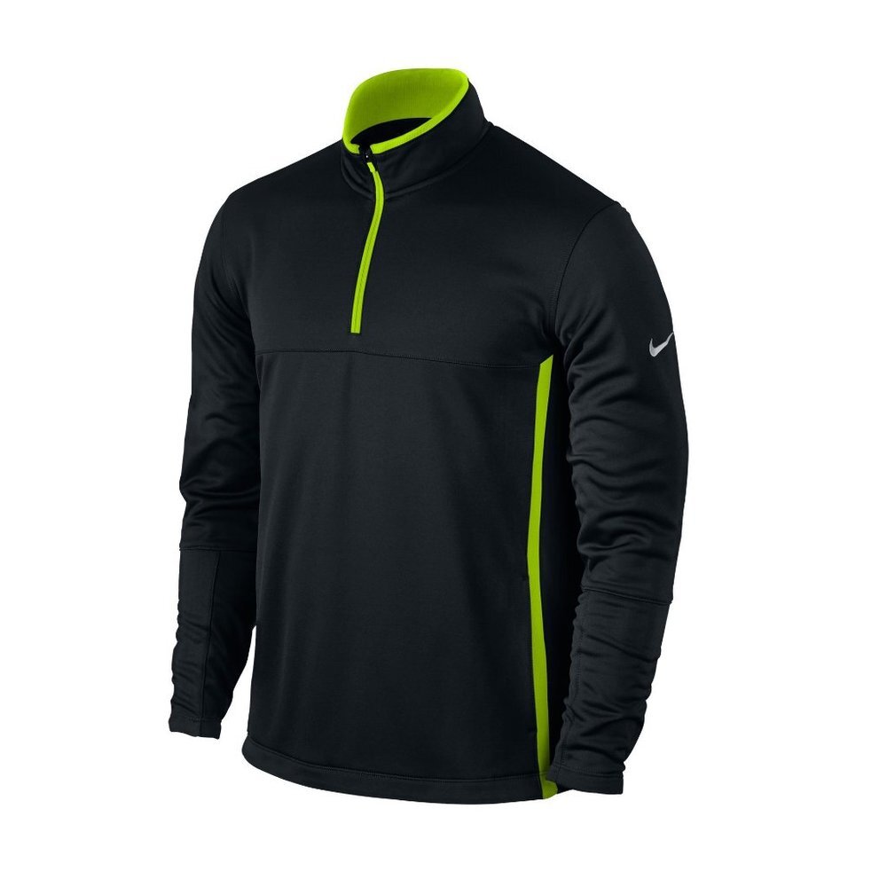 Nike Boys Therma-Fit Half Zip Black Pullover Sweatshirt Size M